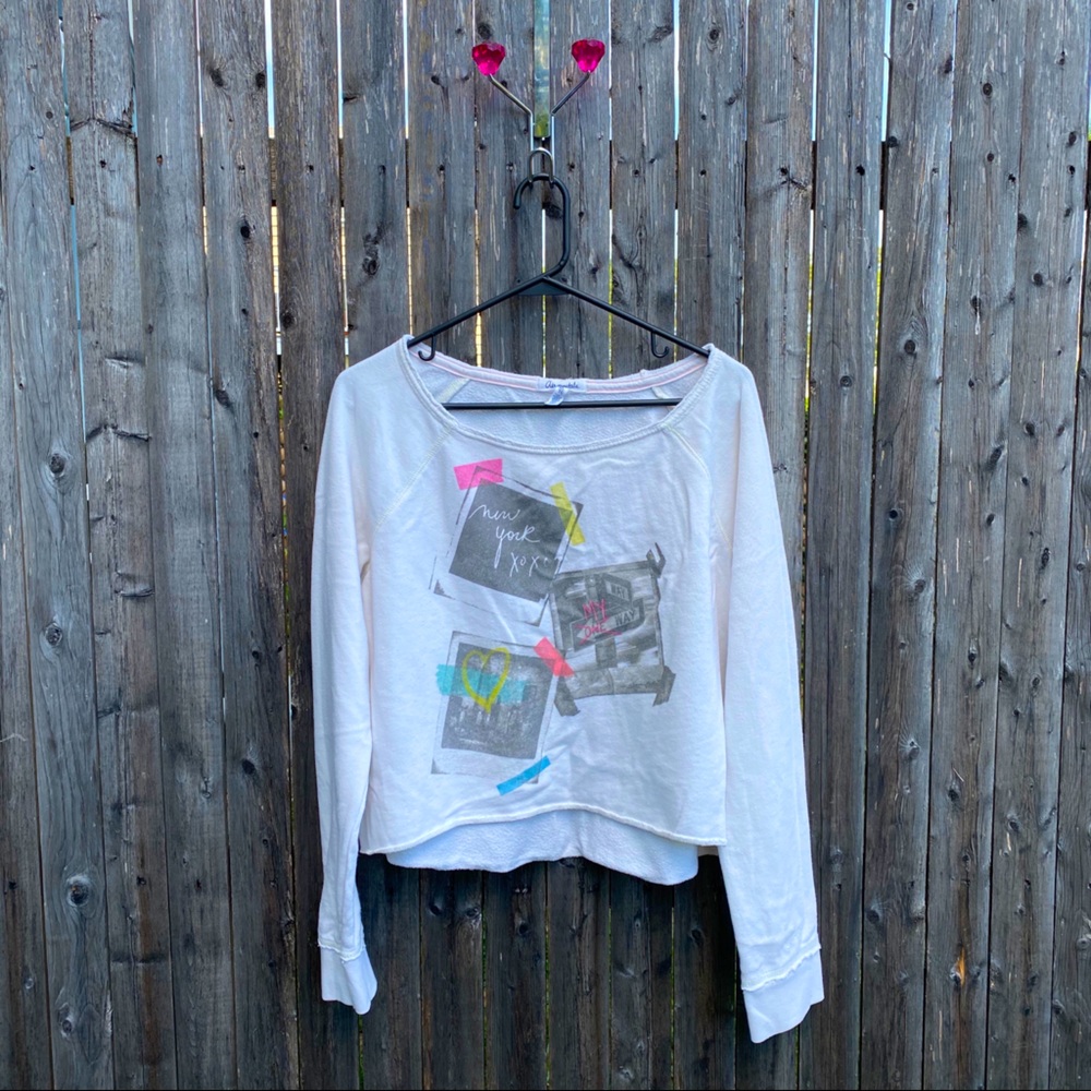 Aeropostale NYC Crop Sweater